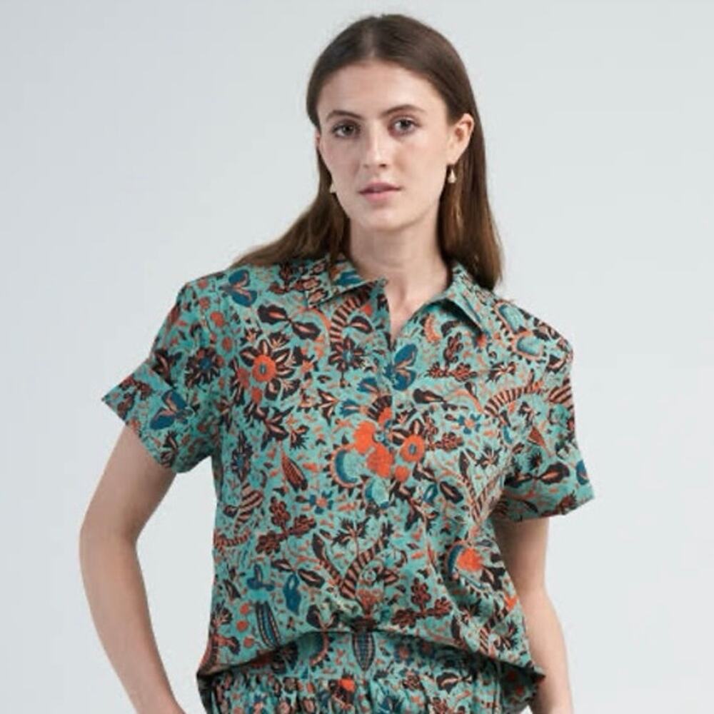 Ulla Johnson Daya Top Jade size 2